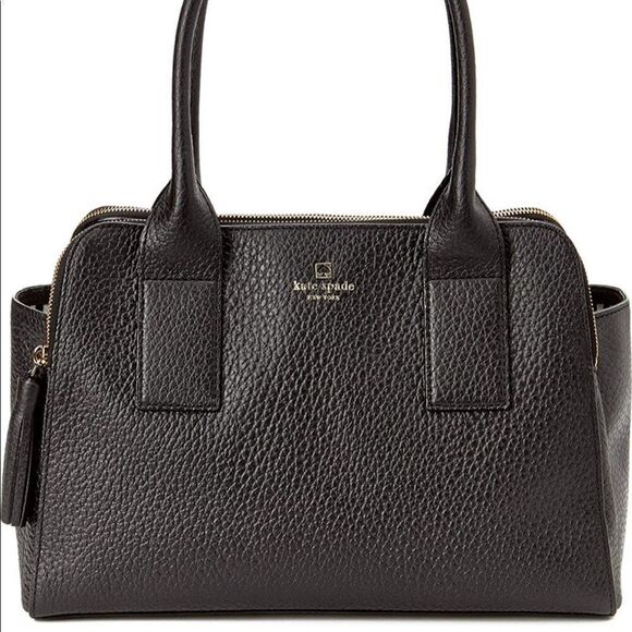 Kate Spade Black Leather Bag - Picture 1 of 6